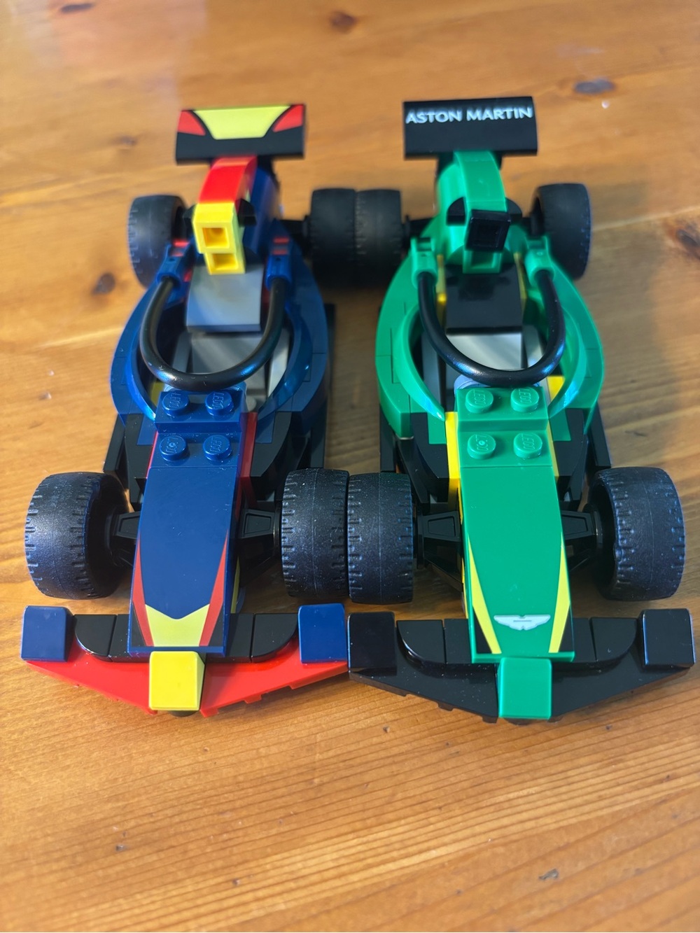 LEGO Formula 1 Race Cars - RB20 and AMR24 From Set 60445